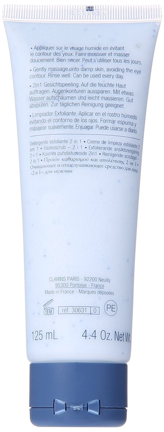 clarins 2 in 1 exfoliating cleanser