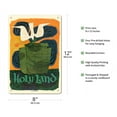 thumbnail image 2 of Holy Land Noah’s Ark - Vintage Airline Travel Poster by David Klein c.1960s - 8 x 12 inch Vintage Metal Tin Sign, 2 of 4