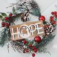 thumbnail image 3 of Krafty Supply 1/8" MDF Wood Hope Word with Nativity Scene | Christmas Crafts | Merry Christmas wood | Christmas wreath | Christmas Door hanger | Wood Letter | Wood Words | Craft Letters | 7", 3 of 4