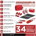 thumbnail image 2 of Kit de etiquetado de bloqueos eléctricos TRADESAFE, cerrojos, etiquetas, 2 of 8