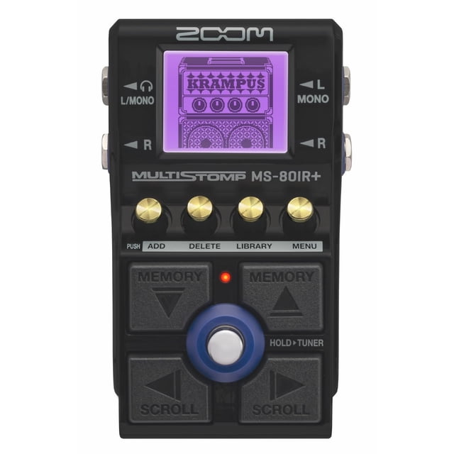 Pedal Amplificador y Modelador de Cabinas MultiStomp Zoom MS-80IR+