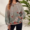 thumbnail image 2 of QASIEATN Hoodies for Graceful Women Fashion, Hoodies Solid Color Casual Fall Hooded Pullover Hoodie Basic Sweatshirts Womans Fashion Blouse Clothes, Womens Fall Tops, 2 of 6
