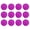 Purple, variant on Suodoka 12pcs Yellow Arcade Button Cover Mechanical Push Button Replacement for Kailh Cherry TTC Akko Switches (0.8 inches / 20.2 mm)[cite: 1]