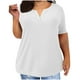 thumbnail image 3 of Tops para mujer,Camiseta de gran tamaño, top informal de color liso para mujer, manga corta de poliéster, ideal para uso diario y en casa, sopatenor, 3 of 9