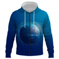 thumbnail image 1 of Ropa para hombre 2024, sudadera con cremallera con imagen inteligente de IA para hombre y mujer, sudadera con estampado 3D, sudadera genial, sudadera informal con capucha para otoño e invierno, 1 of 6