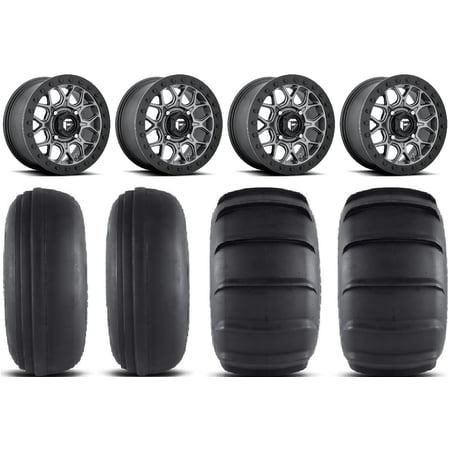 Fuel Tech Bdlk Gm 15 Wheels 31 Sand Slinger Tires Can-Am Commander Maverick Renegade Outlander Defender