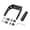 Black MINIMOTOR, variant on High Strength Aluminum Alloys Scooters Handlebars 150kg Load Capacity Quickly Install for Electric Scooters