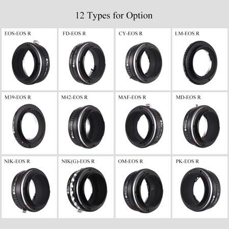 Fikaz High Lens Mount Adapter Ring Aluminum Alloy For Canon Ef Mount Lens To Canon R Rp Rf Mount Mirrorless Camera Eosr Walmart Canada