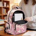 thumbnail image 6 of Xixirimido Panda Pink Cherry Blossom Print Kids Backpack for Girls Elementary Students Bookbag Middle High School Bag Lightweight Backpacks Laptop Bag 17", 6 of 8