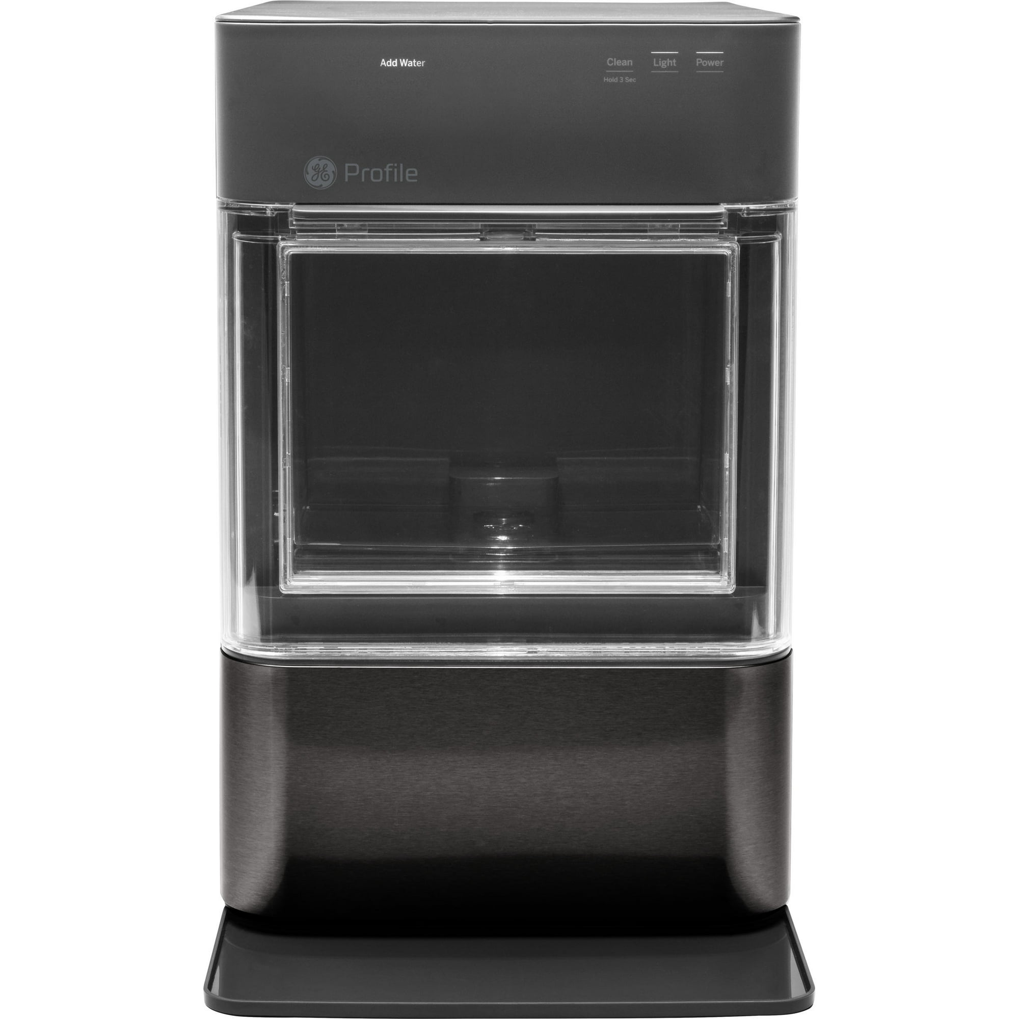 GE Profile Opal 2.0 | Countertop Nugget Ice Maker | Ice Machine with WiFi Connectivity | Smart Home Kitchen Essentials | Black Stainless