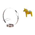 thumbnail image 1 of Elegante Organizador De Botellero De Metal Con Escultura De Caballo Dala Sueco, Soporte De Exhibición De Botellas único Y Figura De Animal Dalecarliano Para Decoración Del Hogar., 1 of 8