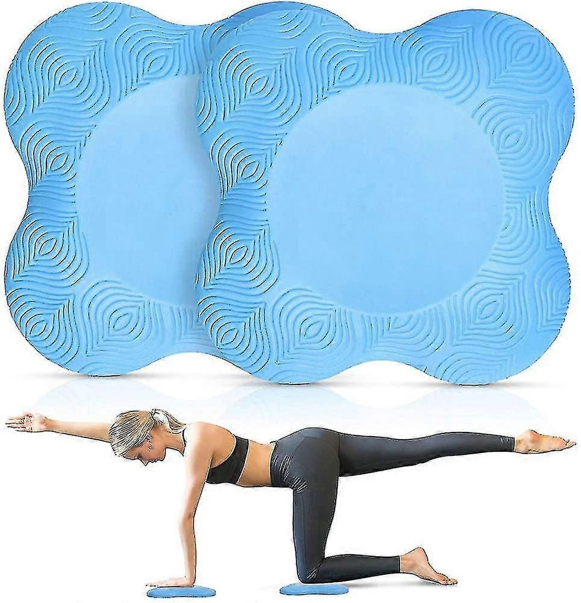 Blue Yoga knee pad, yoga knee pad, non-slip yoga mat, 2pcs yoga knee pads_Perfect Gift