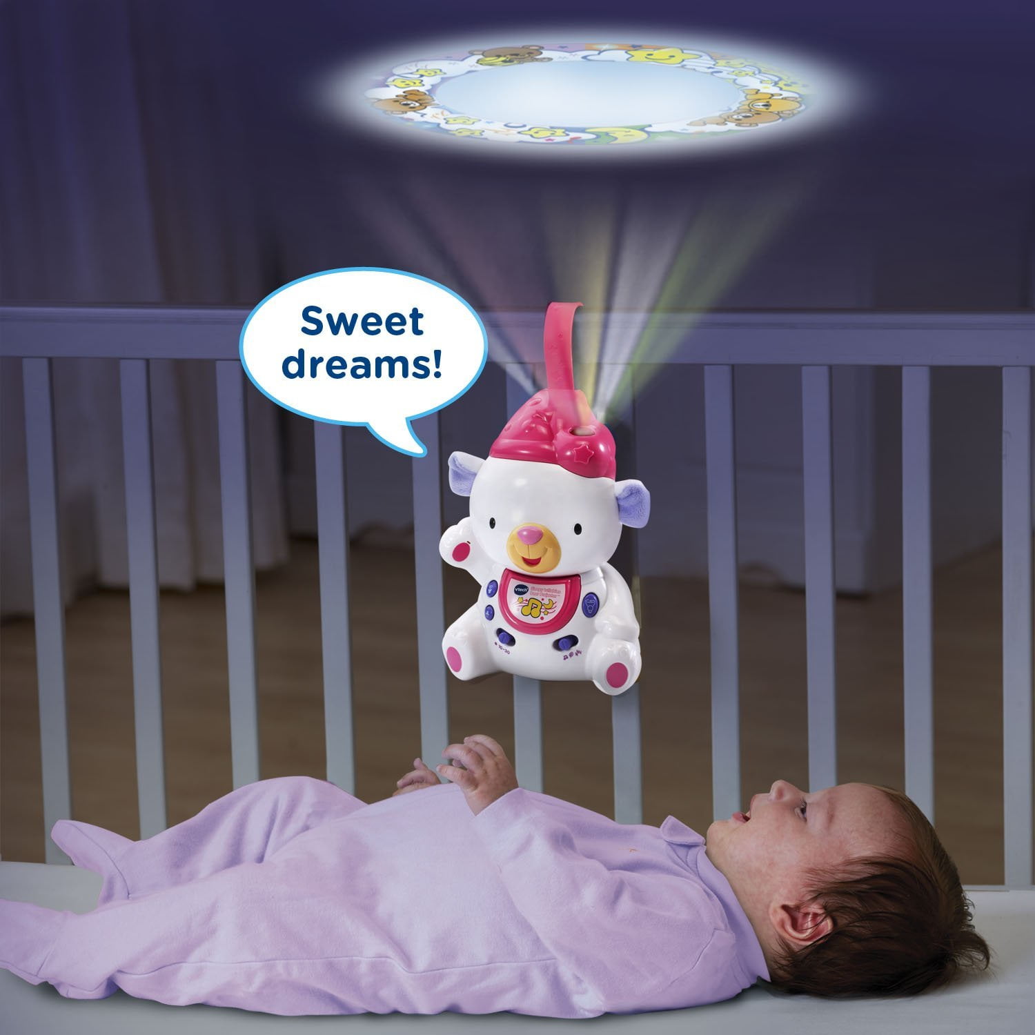 vtech baby sleepy lullabies bear projector