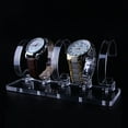 thumbnail image 4 of Clear 24 Bits Acrylic Watch Display Holder Stand Rack Showcase Tool Transparent Wristwatch Stand Case Bracelet Hold, 4 of 5
