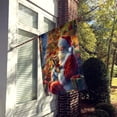 thumbnail image 2 of Yorkshire Terrier Yorkie and Santa Claus House Flag 28 in x 40 in, 2 of 7