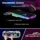thumbnail image 3 of Teclado semimecánico para juegos ZHAOCHENG retroiluminación RGB, 3 of 4
