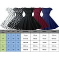 thumbnail image 2 of Femmes Robe Vintage des Années 50 60 Élégant Rockabilly Pinup Parti Robe de Bal, 2 of 6