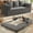 Gray, variant on Convertible Sofa Bed Couch, 78’’ Oversized 4-in-1 Boneless Couches with Removable Armrests Backrest, Corduroy Futon Sofa Bed, Foldable Mattress Sleeper Sofa for Living Room Bedroom
