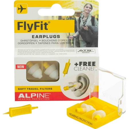 Alpine FlyFit Earplugs, 1 pr