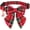 Christmas-2, variant on Mumup Christmas Dog Collar, Adjustable Classic Red Plaid Xmas Collars with Removable Bowtie Christmas Dog Collars for Medium Dogs Pets