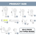thumbnail image 2 of Kit para colgar cuadros COVITKAN, 60 unidades, carga de 25 libras, 2 of 7