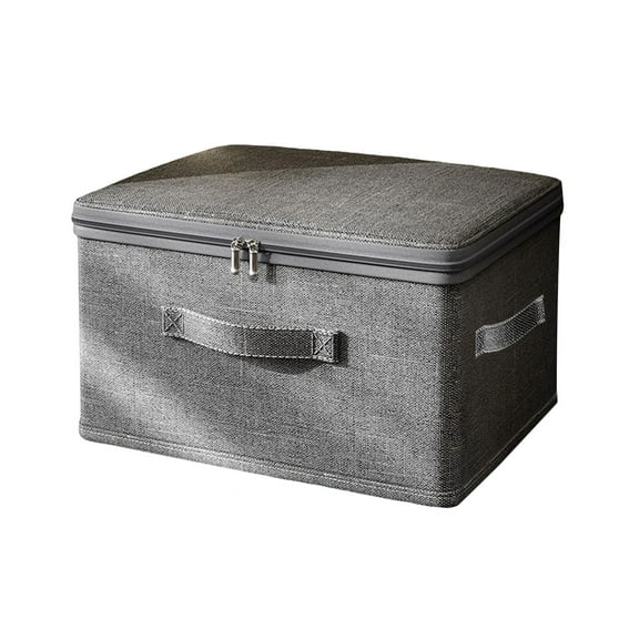 Cinvoph Large Storage Bags, Thickened Large Capacity Storage Containers with Reinforced Handle, Sturdy Zipper, Heavy Duty Moving Bag for Blanket, Comforter, Pillow, Bedding 18"x14"x10"