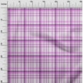 thumbnail image 3 of oneOone Cotton Silk Fuschia Pink Fabric Plaid Craft Projects Decor Fabric Printed By The Yard 42 Inch Wide, 3 of 4