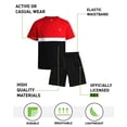 thumbnail image 2 of RBX Boys Shorts Set - 2 Piece Short Sleeve T-Shirt and Fleece Sweat Shorts Athleisure Set (4-12), 2 of 7