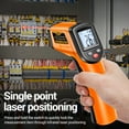 thumbnail image 2 of Non-contact infrared thermometer High-precision industrial oil temperature gun Not suitable for human body -50℃～400℃/-58℉～752℉, 2 of 7