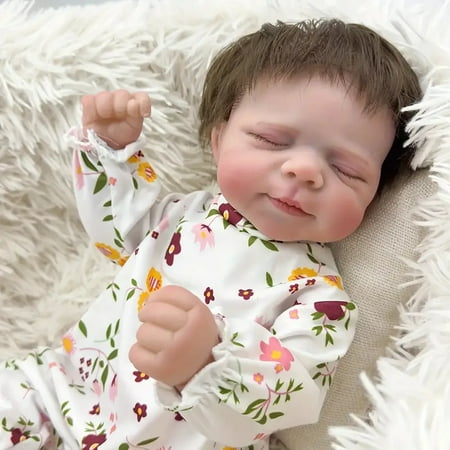19inch Newborn Soft Body Baby Pascale Reborn Doll with 3D Skin Multiple Layers Painting with Visible Veins Soft Touch Doll