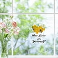 thumbnail image 5 of Bee Wall Decals Honey Bee Window Clings Sunflower Wall Decor Sticker Inspirational Quotes Wall Decals Peel and Stick for Home Office Nursery Birthday Party Fridge Bedroom Bathroom Supply, 5 of 6
