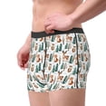 thumbnail image 2 of Uemuo Winter Woodland Friends Pattern Men's Boxer Briefs,Trunk Anti-Chafing,Comfortable, Durable, and Stylish Underwear-XX-Large, 2 of 9