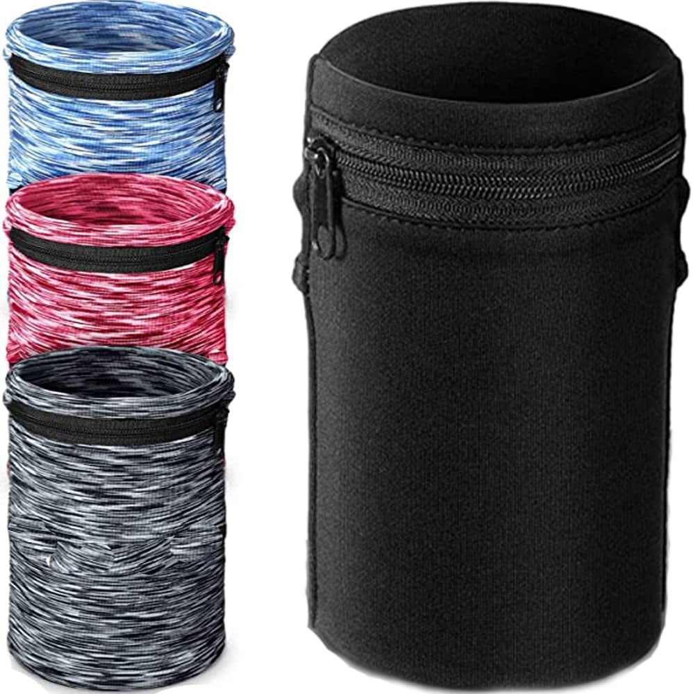 Zjrui 4pcs Phone Armband Wrist Wallet Running Wallet Wristband Wrist Wallets for Women Men