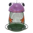 thumbnail image 1 of Tomfeel Rana Comedero para pájaros Lámpara solar Luces Comedero para pájaros salvajes Candelabros de Tomfeel Morado, 1 of 7