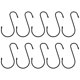 thumbnail image 1 of 10pcs S forma ganchos colgantes ganchos hierro ganchos forjados ganchos de plantador multiusos, 1 of 5