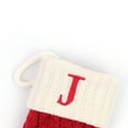thumbnail image 5 of Aunavey Christmas Stocking with 26 Letter Initial Embroidered Mini Socks for Xmas Tree Hanging Decorations, 5 of 7