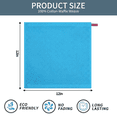 thumbnail image 2 of SMIXLN Kitchen Dish Cloths, 100% Cotton Waffle Weave Absorbent Quick-Dry Soft Wash Kitchen Towels, Reusable Dish Towels for Drying Dishes,, 12 x 12 Inches, 6 Pack, Sky Blue, 2 of 8