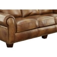 thumbnail image 2 of Steve Silver Silverado Top Grain Leather 91" Width Sofa with Accent Pillows, Camel, 2 of 10