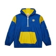 thumbnail image 2 of Unisex Mitchell & Ness  Royal Golden State Warriors Hardwood Classics Team OG 3.0 Anorak Half-Zip Windbreaker Jacket, 2 of 5
