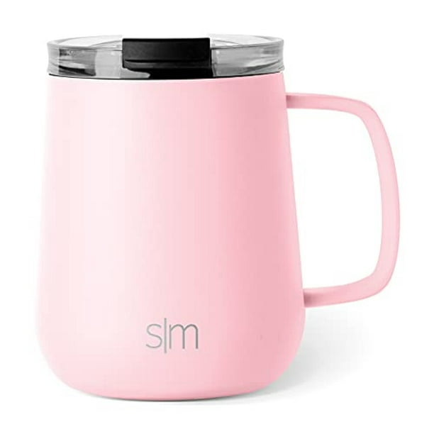 Taza de café de viaje, simple y moderna, Voyager, 350 ml, acero inoxidable