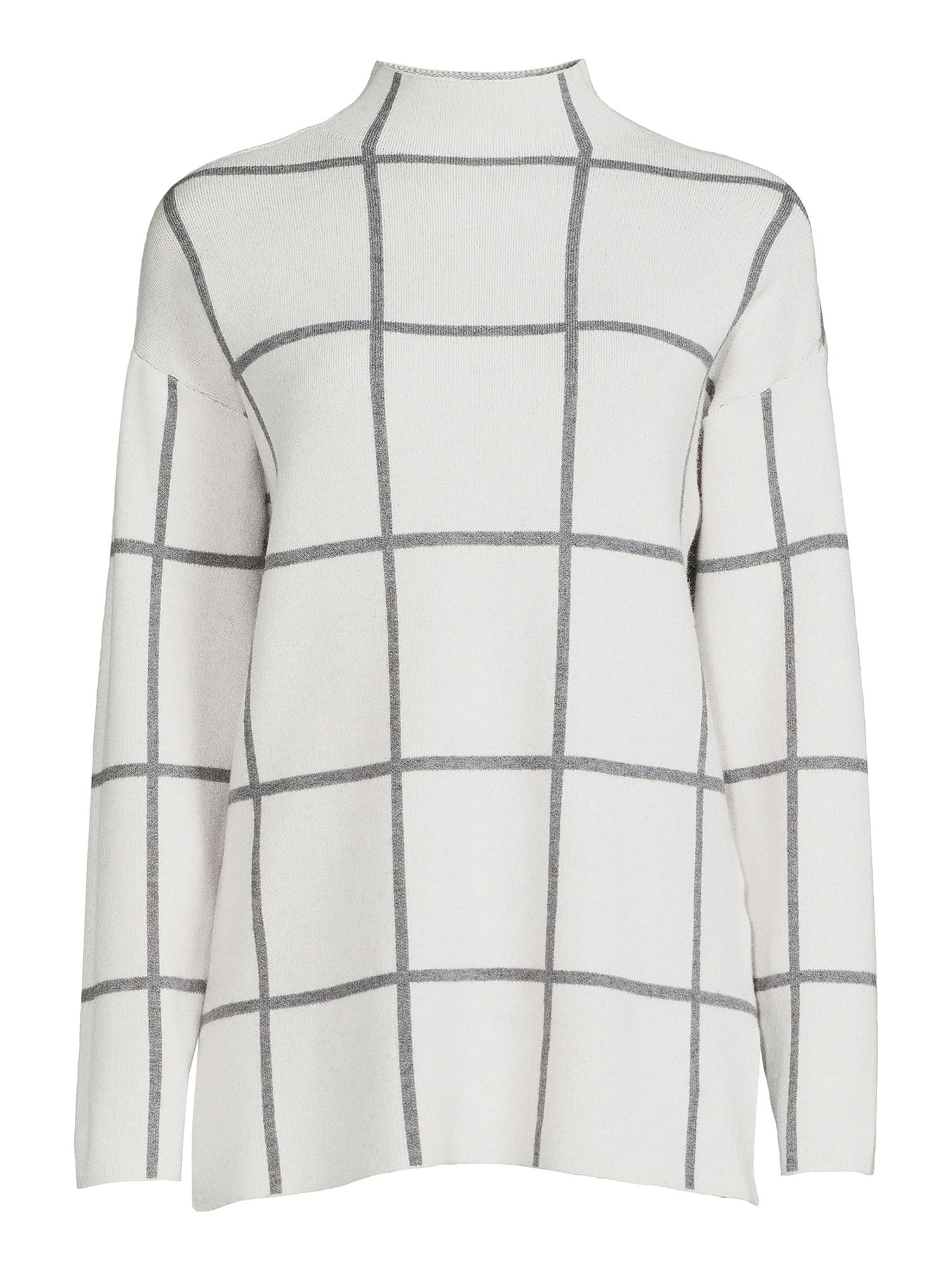 By Design Women’s Funnel-Neck Print Sweater