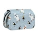 thumbnail image 1 of Disketp Skiing penguin Bear Estuche de Lápices de Doble Capa con Tapa Abatible y Cremallera, Organizador Escolar para Adolescentes y Adultos, 1 of 7