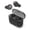 Clear, variant on JLab Go Pop+ True Wireless Earbuds, Black, Bluetooth, IPX4, Be Aware Mode, Customize Sound, Controls