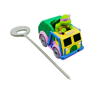 TMNT Rad Rip Racer Leonardo, Yellow - Collectible Racing Toy with