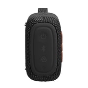 JBL Go 5 - Ultra-portable waterproof and drop-proof speaker with JBL legendary sound and ambient edge lighting - Black