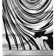 thumbnail image 3 of oneOone Silk Tabby Fabric Spiral Panel Decor Fabric Printed BTY 42 Inch Wide, 3 of 3