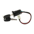 thumbnail image 2 of Almencla Ignition Switch Lock Key Starter Switch Multipurpose High s Locks Cylinder Lock for Golf Cart Motorcycle Moped 4 cable, 2 of 8