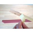 thumbnail image 5 of FretGuru Papel de lija de repuesto para vigas niveladoras, grano 400, paquete de 5 tiras autoadhesivas con respaldo de película de cerámica avanzada para todos los niveladores de trastes de vigas de l, 5 of 5