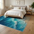 thumbnail image 3 of ODIKA 6'x9' Beach Themed Nautical Washable Area Rug Non-Slip, Easy Care, for Family Room, Living Mater Bedroom, 3 of 7