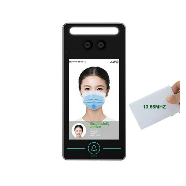 SpeedfaceV4L TCP/IP Reconnaissance Faciale Dynamique Paume Carte RFID Système de Contrôle d'Accès Porte Machine de Présence, Calculs Précis